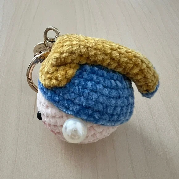 Handmade Crochet Bag Charm/Key Chain - Picture 2 of 5